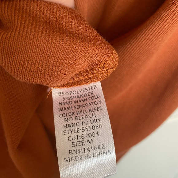 She & Sky Burnt Orange Dress - Picture 6 of 6